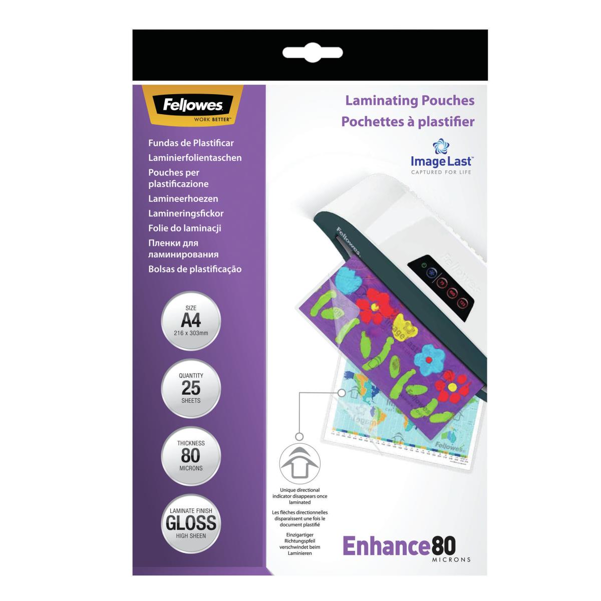 EU Product - Laminierfolie ImageLast A4 80Mikron  gl�nzend   25P thumbnail