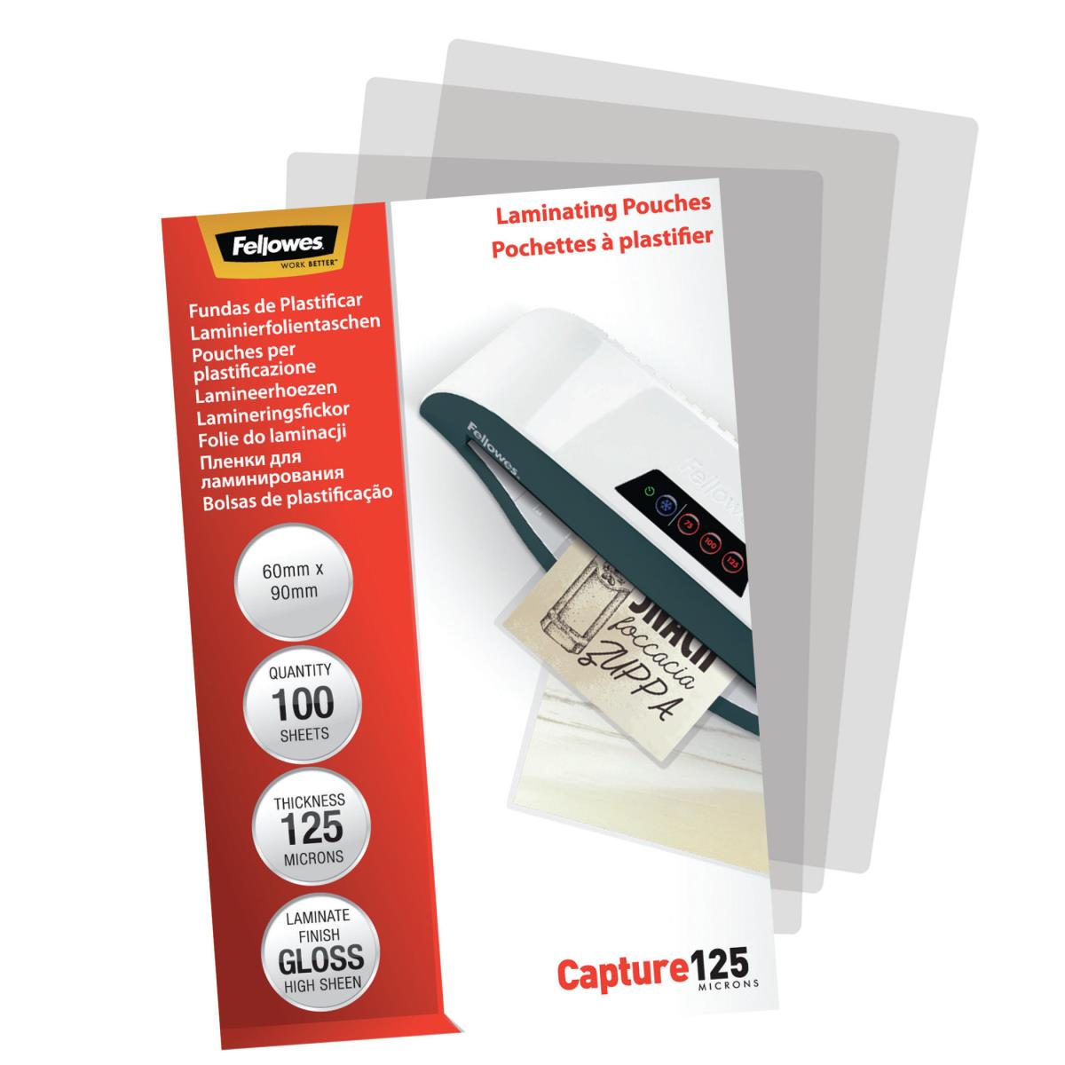 Laminat Pouch 60x90mm 125MIC 100pk thumbnail