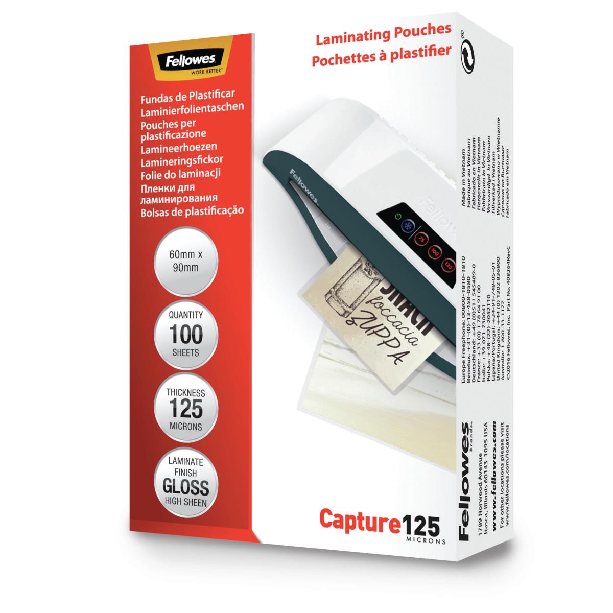 Laminat Pouch 60x90mm 125MIC 100pk thumbnail