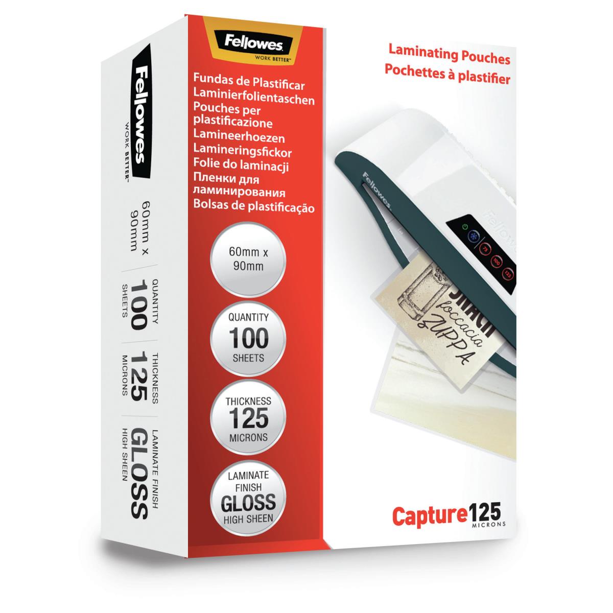 Laminat Pouch 60x90mm 125MIC 100pk thumbnail
