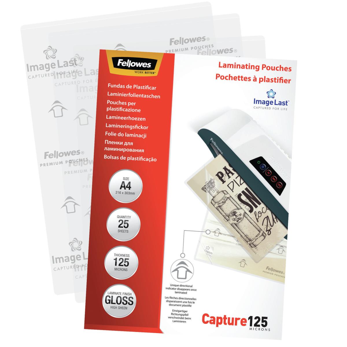 IL Laminating Pouch A4 125MIC 25pk thumbnail