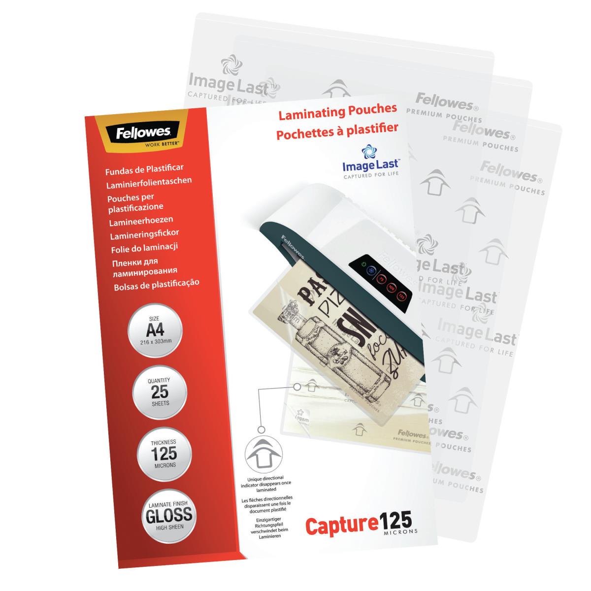 IL Laminating Pouch A4 125MIC 25pk thumbnail