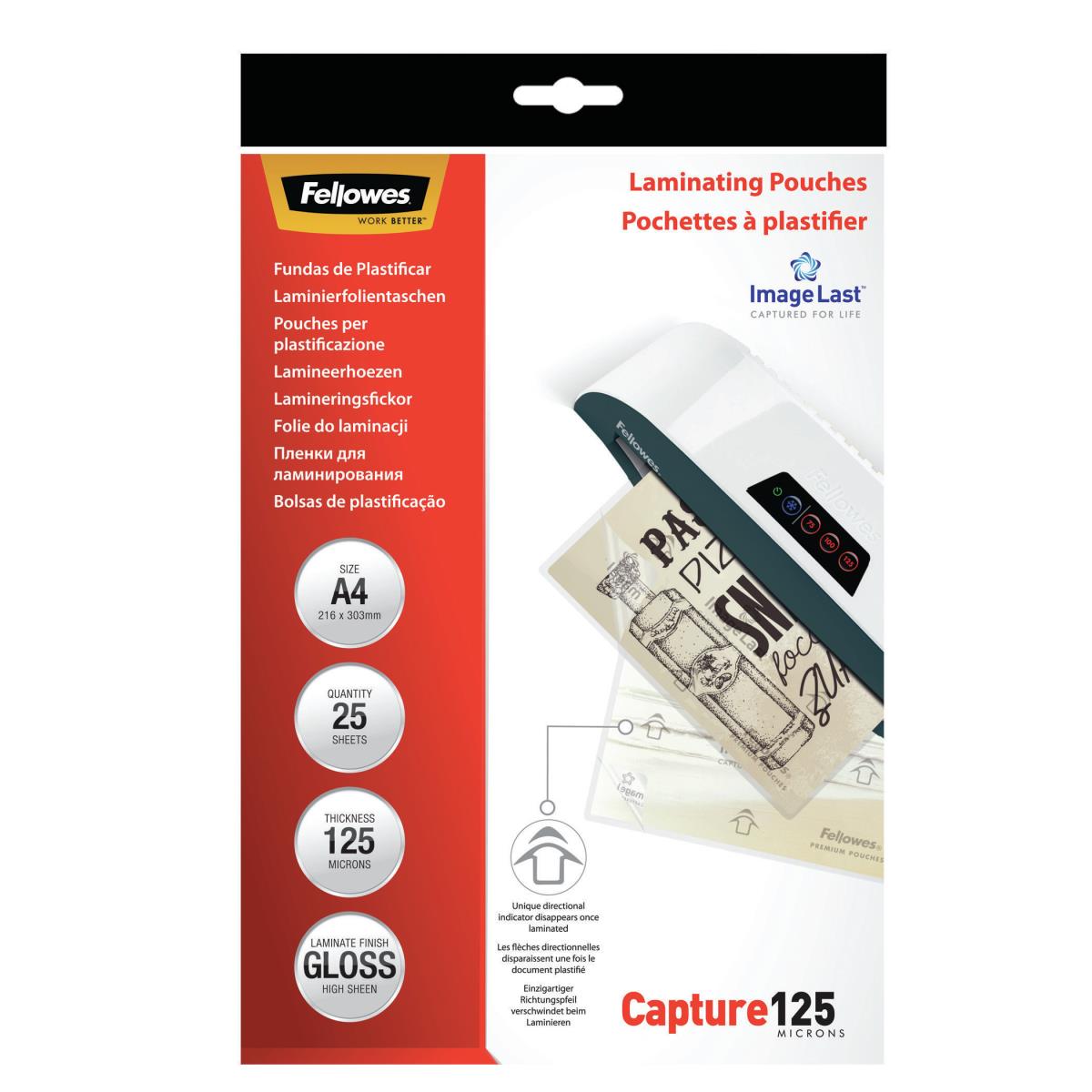 IL Laminating Pouch A4 125MIC 25pk thumbnail