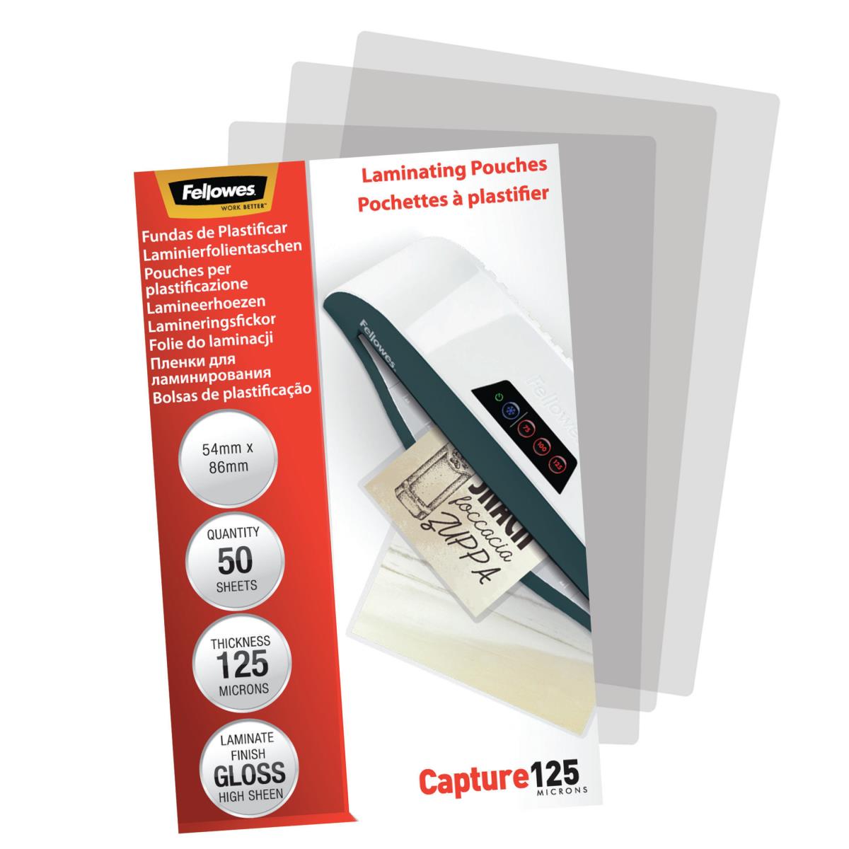 Lamin Pouch 54x86mm 125MIC Rtl 50pk thumbnail