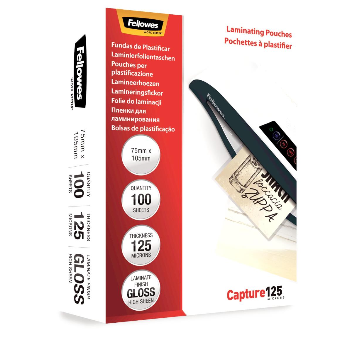 Laminat Pouch 75x105mm 125MIC 100pk thumbnail