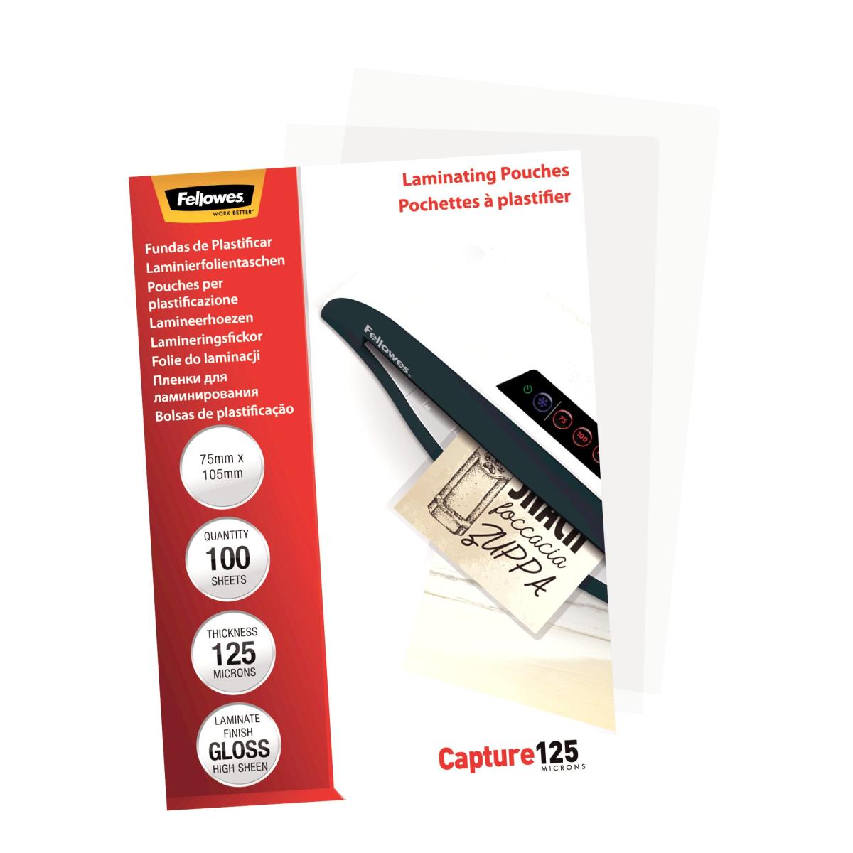 Laminat Pouch 75x105mm 125MIC 100pk thumbnail