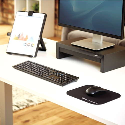 MOUSE PAD WITH MICROBAN - BLACK thumbnail