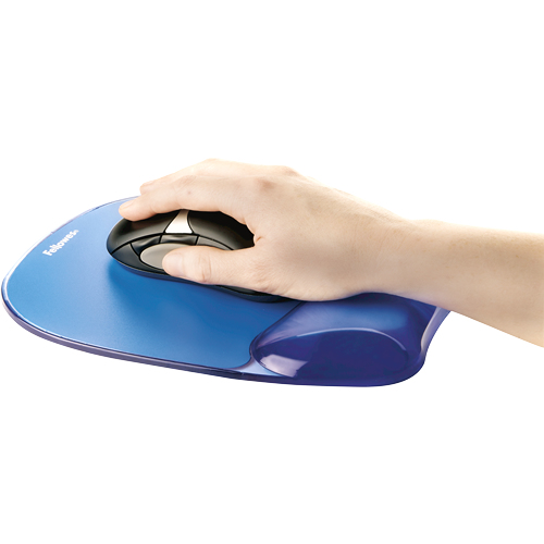 91141 Crystal Gel Mousepad Wrist Support Blue thumbnail