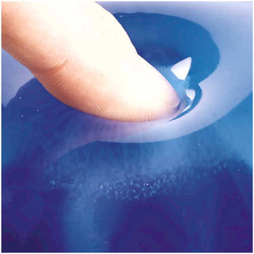 91141 Crystal Gel Mousepad Wrist Support Blue thumbnail