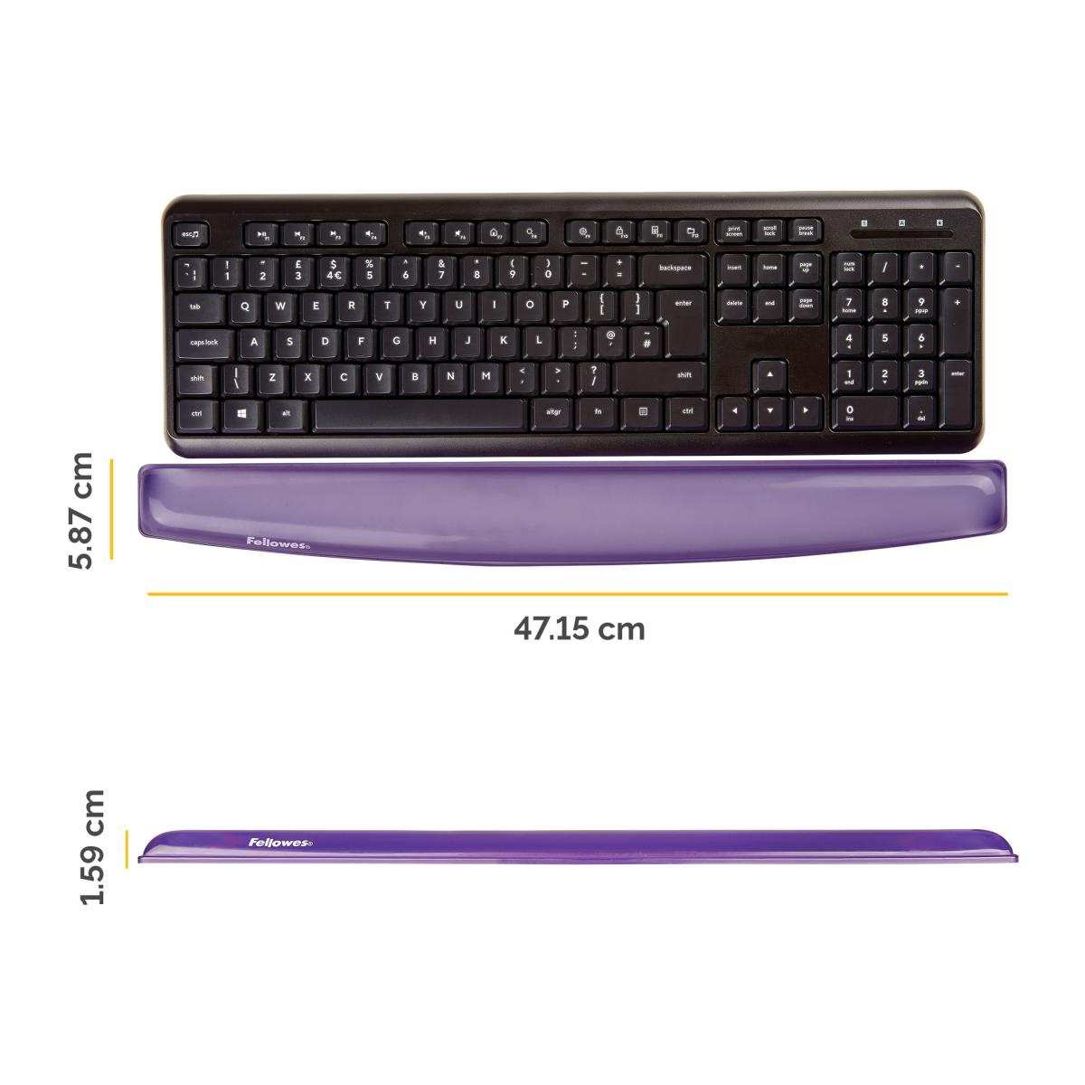 91437 Crystal Gel Keyboard Wrist Rest thumbnail