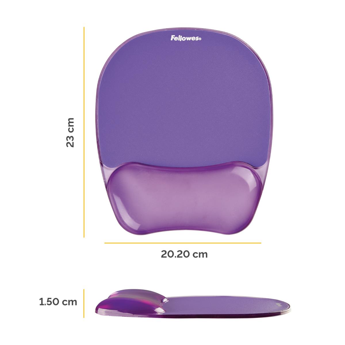 Crystals Mousepad Wrist Support Purple thumbnail