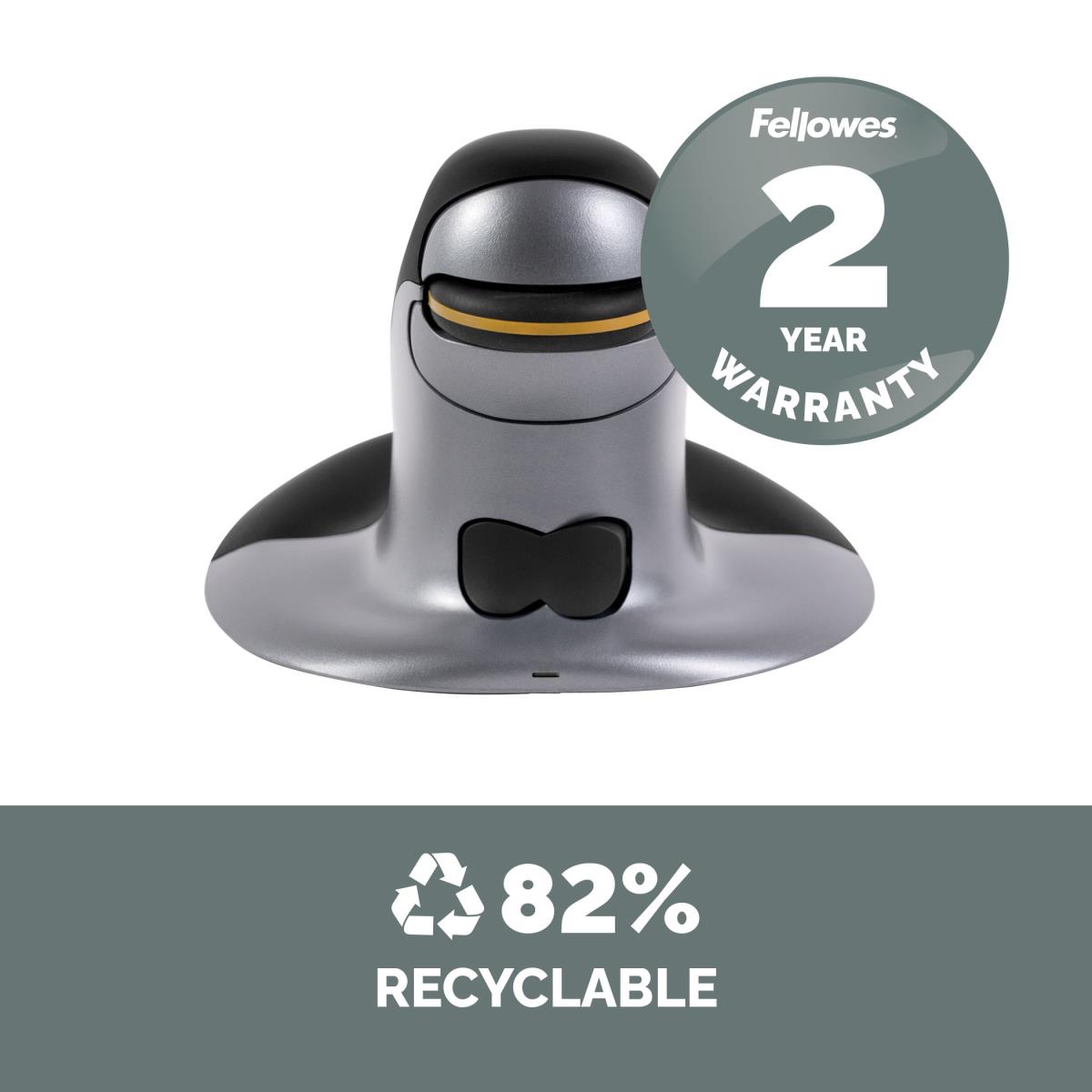 9894501 Large Penguin Ambidextrous Vertical Mouse - Wireless thumbnail