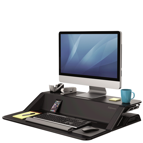 0007901 Lotus Sit Stand Workstation - Black thumbnail