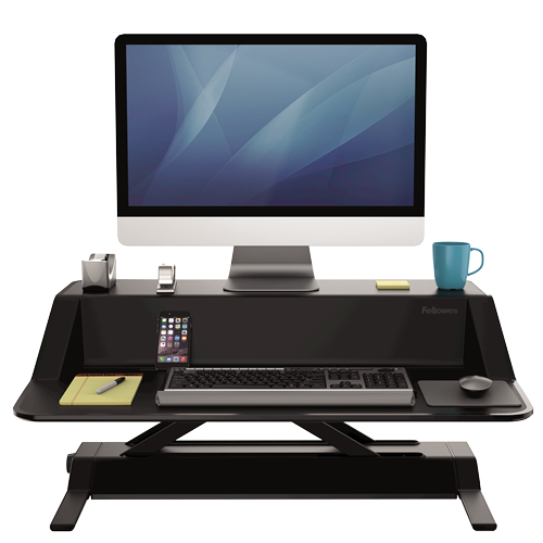 0007901 Lotus Sit Stand Workstation - Black thumbnail
