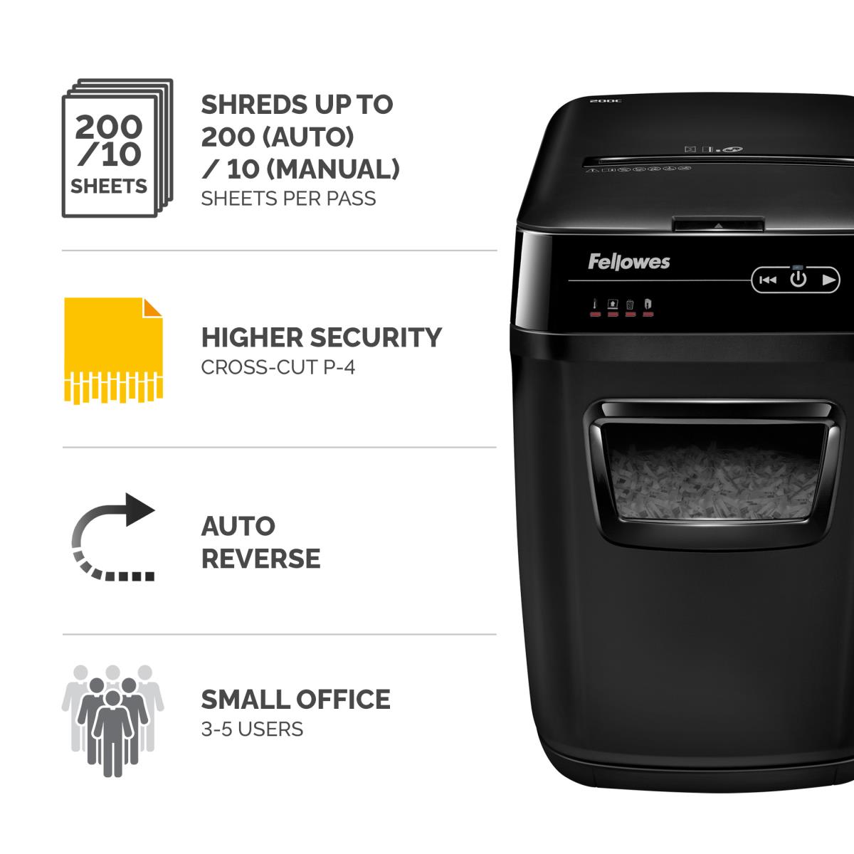 Automax 200C Cross Cut Shredder thumbnail