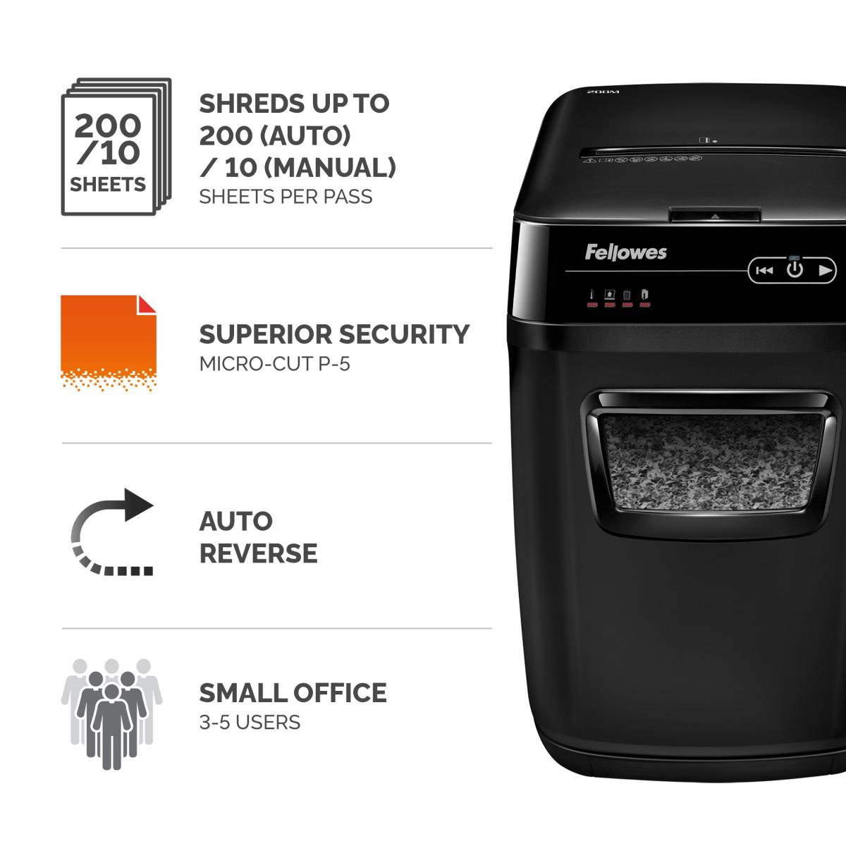 Automax 200M Micro Cut Shredder thumbnail