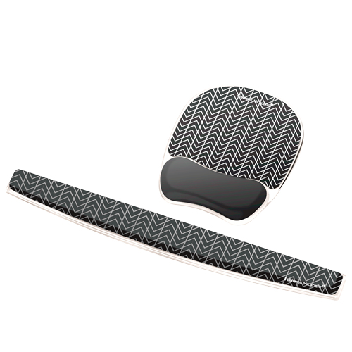 Gel Keyboard Wrist Support - Chevron thumbnail