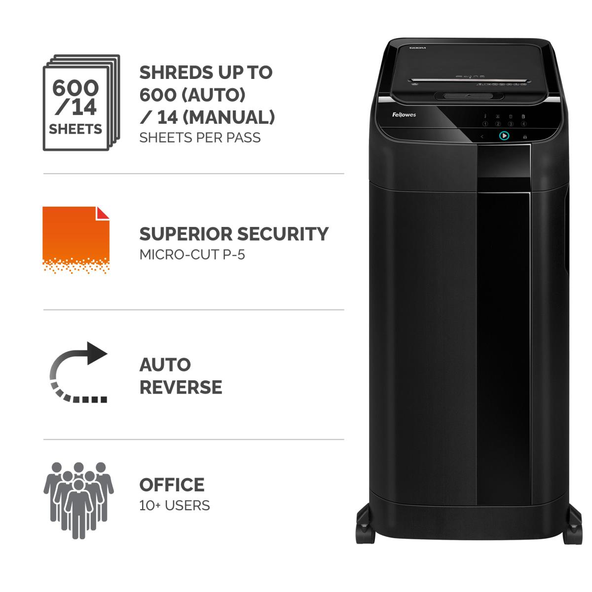 Automax 600M Micro Cut Shredder thumbnail