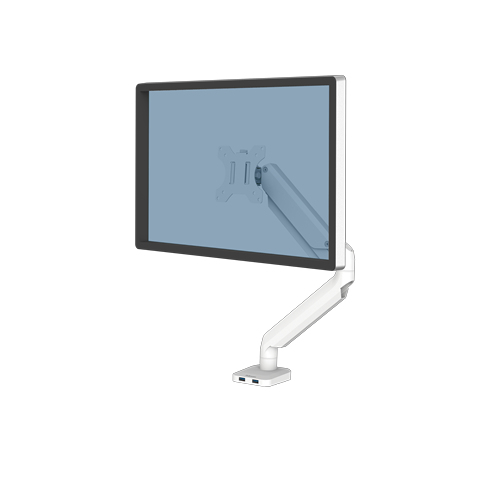 8056201 Platinum Series Single Monitor Arm - White thumbnail