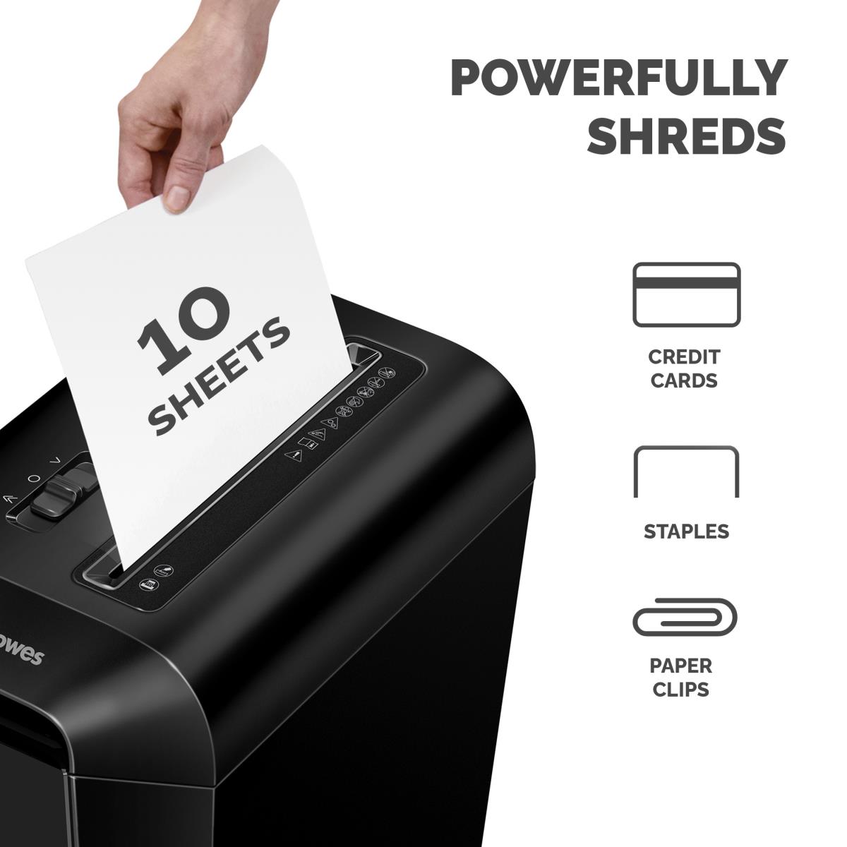 Powershred LX65 Cross Cut Shredder Black thumbnail