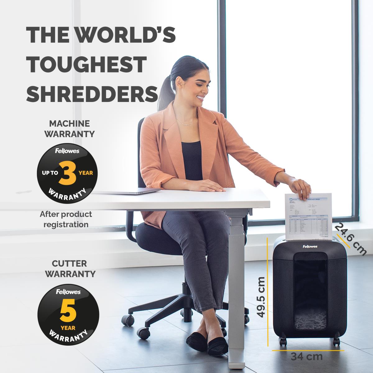 Powershred LX85 Cross Cut Shredder Black thumbnail