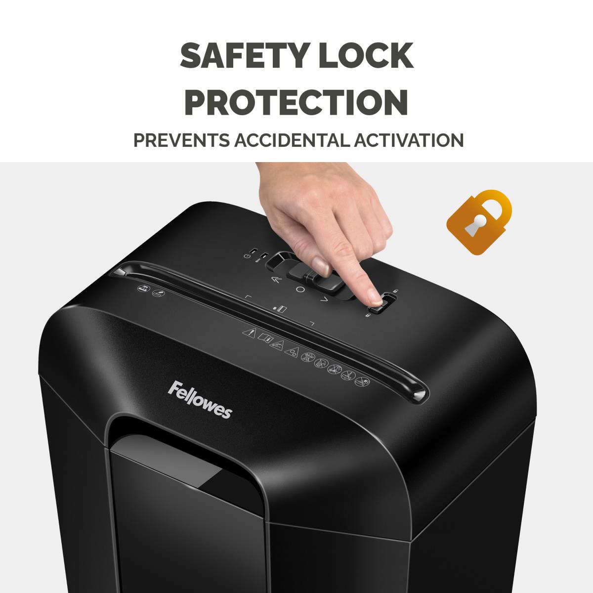 Powershred LX45 Cross Cut Shredder Black thumbnail
