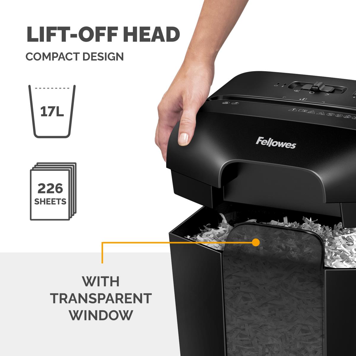 Powershred LX45 Cross Cut Shredder Black thumbnail