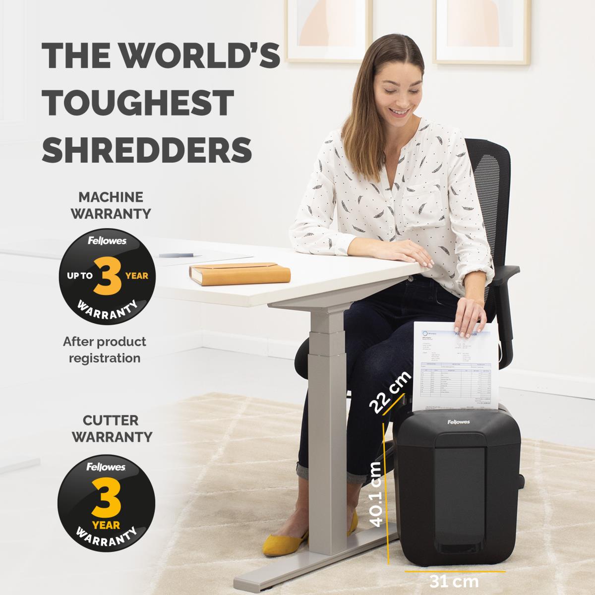 Powershred LX41 Shredder (Mini Cut) 230v UK thumbnail