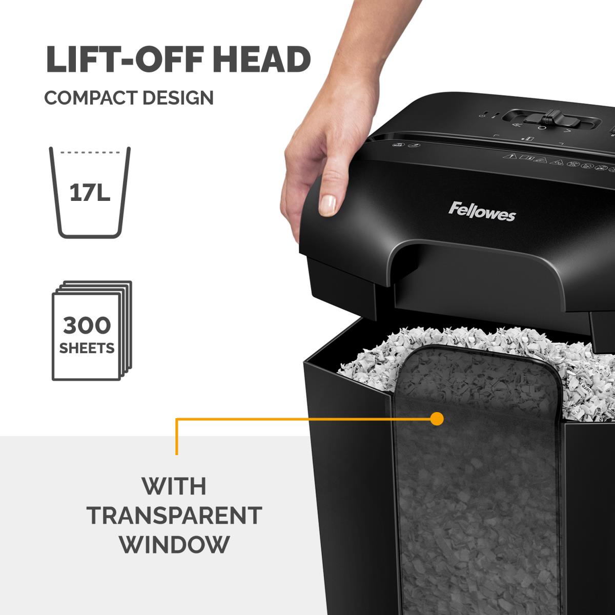 Powershred LX41 Shredder (Mini Cut) 230v UK thumbnail
