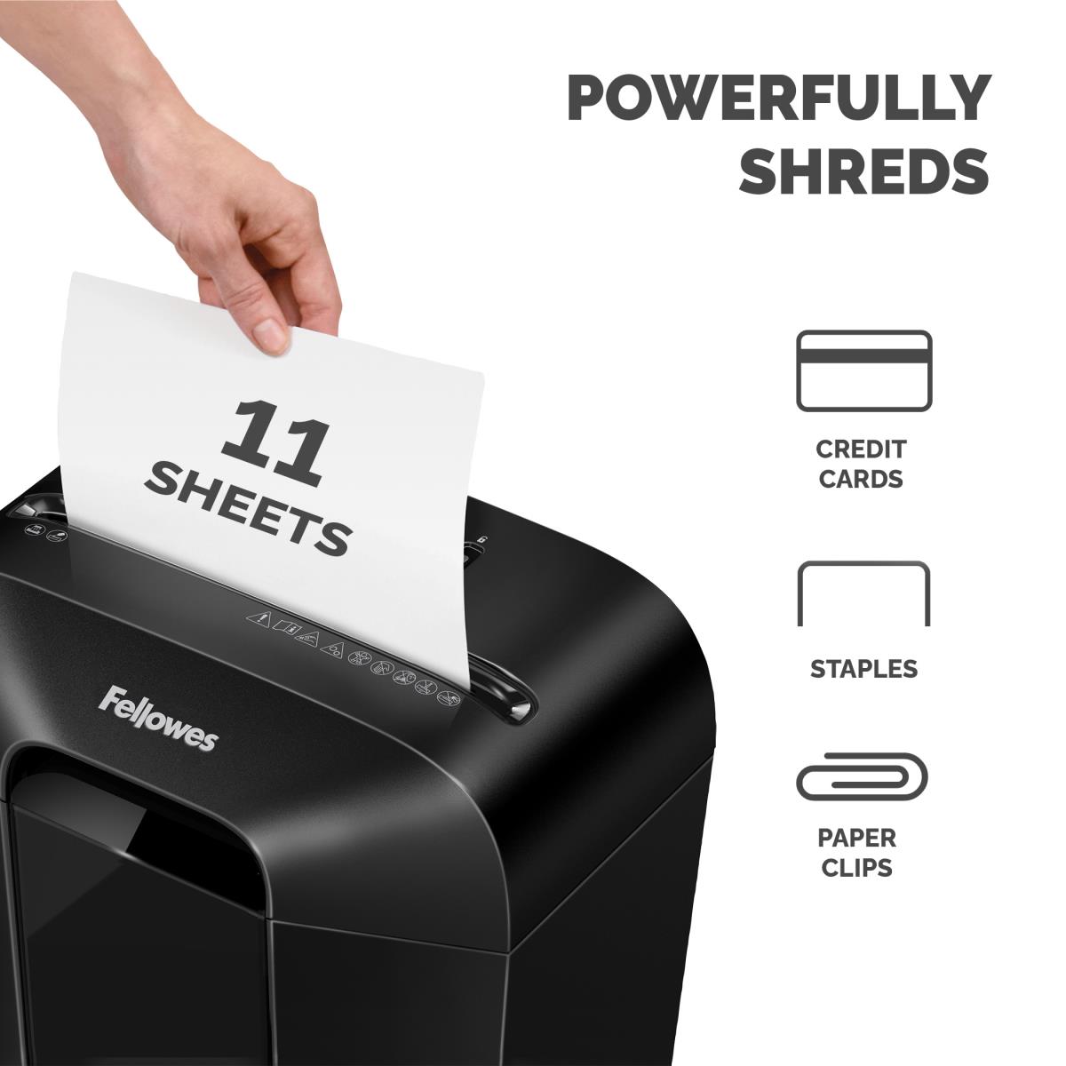 Powershred LX70 Cross cut Shredder Black thumbnail