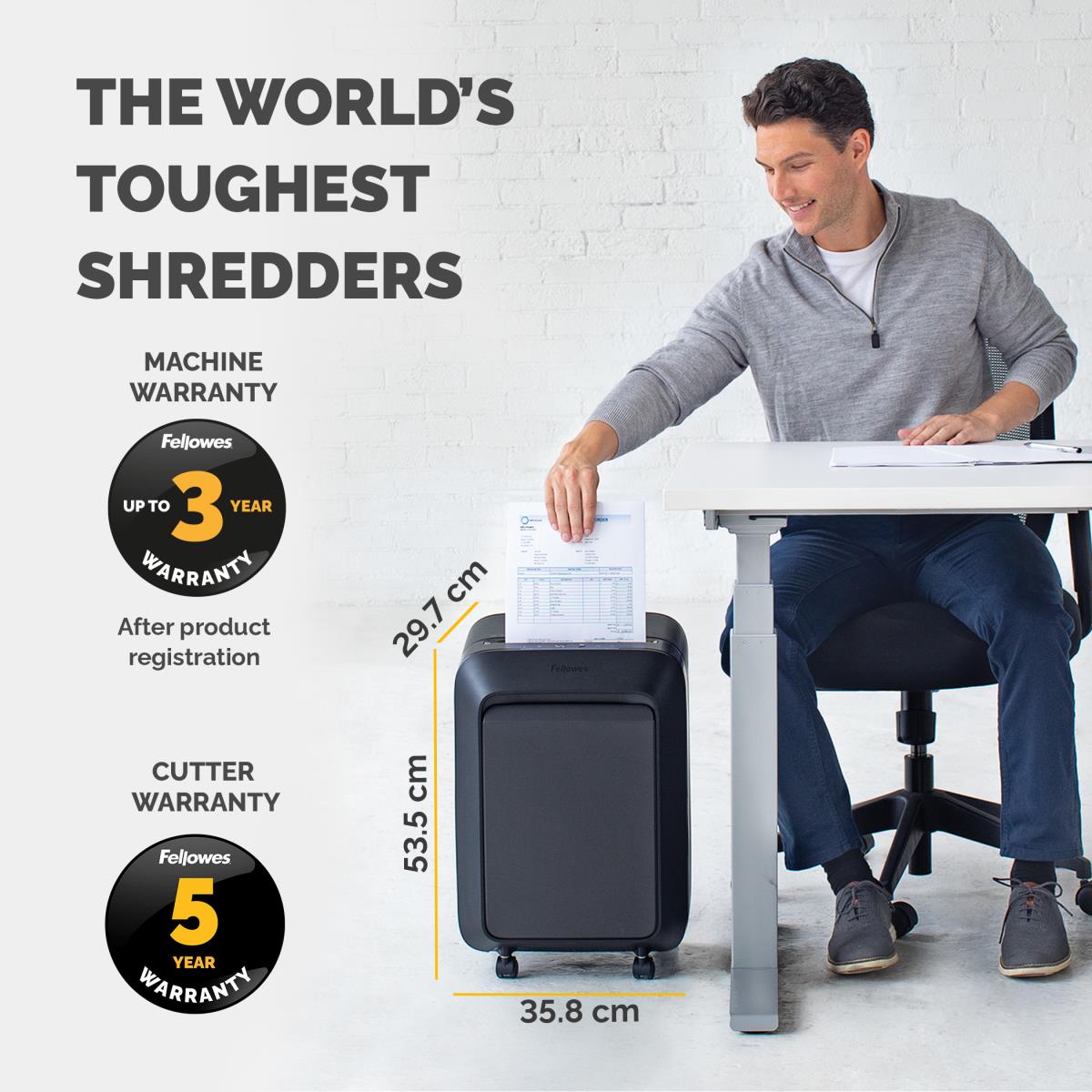 Powershred LX210 Mini-Cut Shredder Black thumbnail