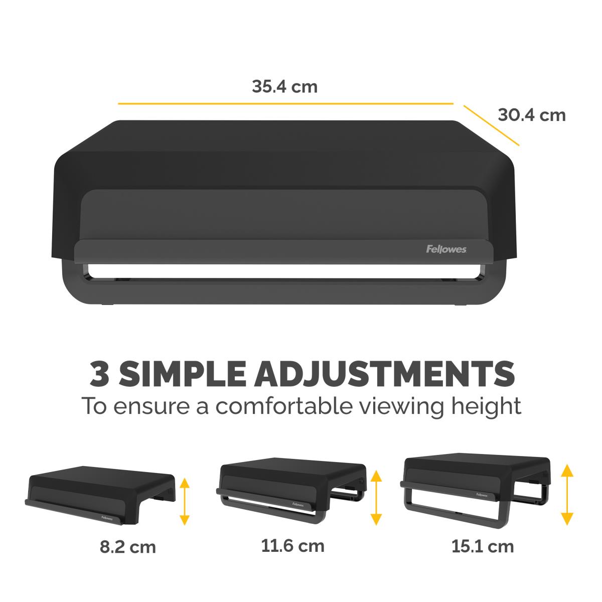 Breyta Monitor Stand Black thumbnail