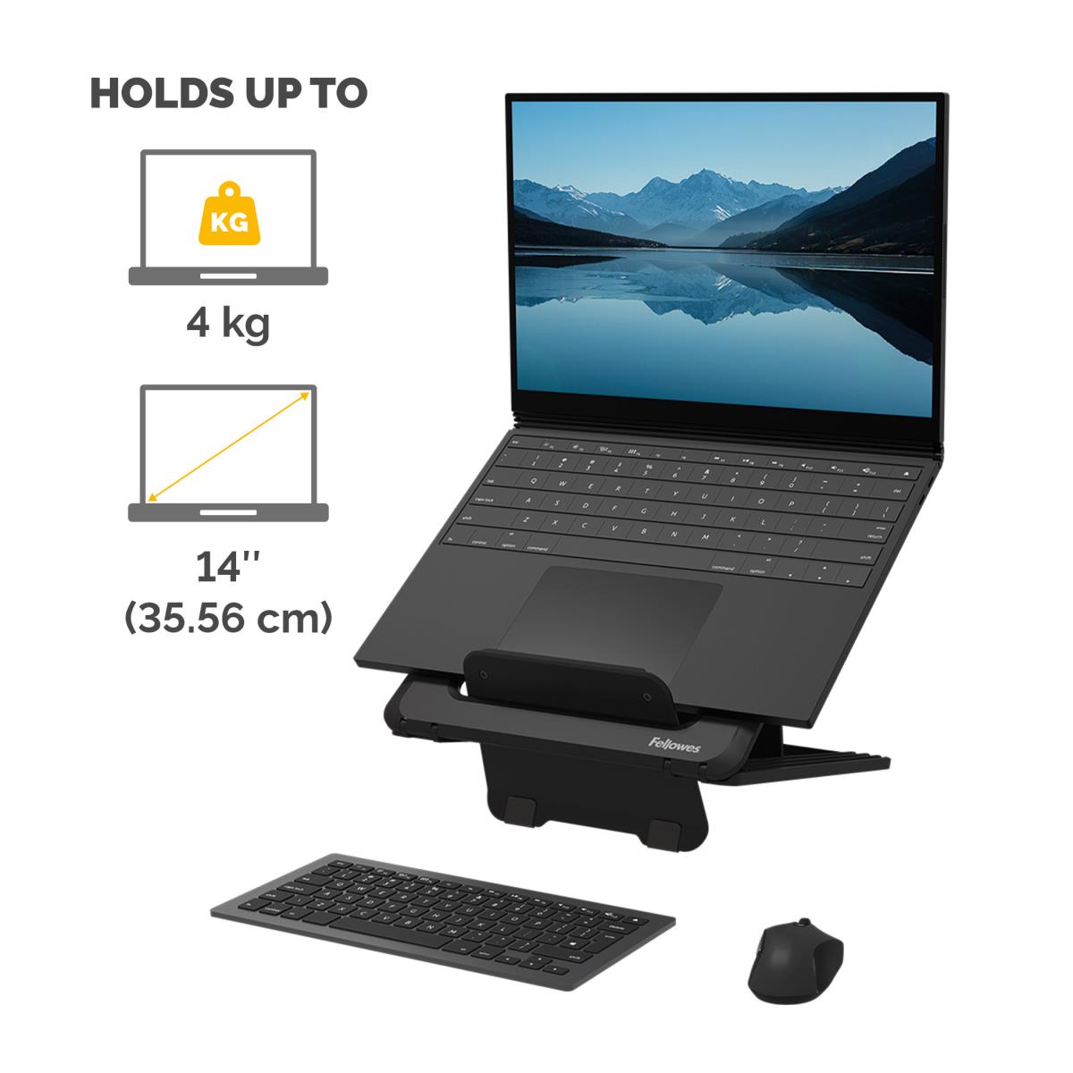 Breyta Laptop Stand Black thumbnail