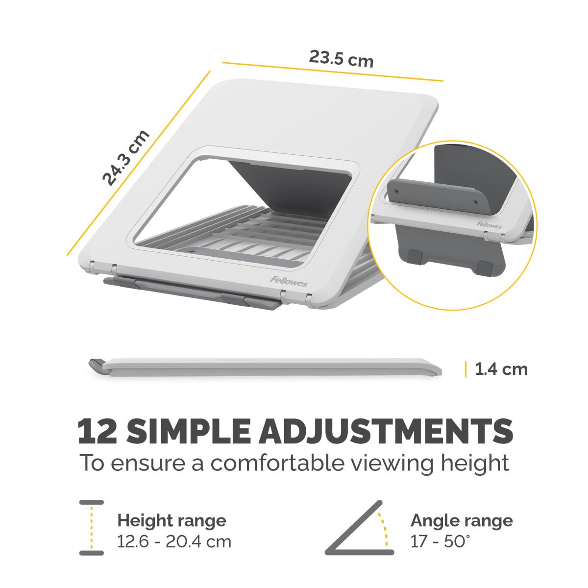 Breyta Laptop Stand White thumbnail