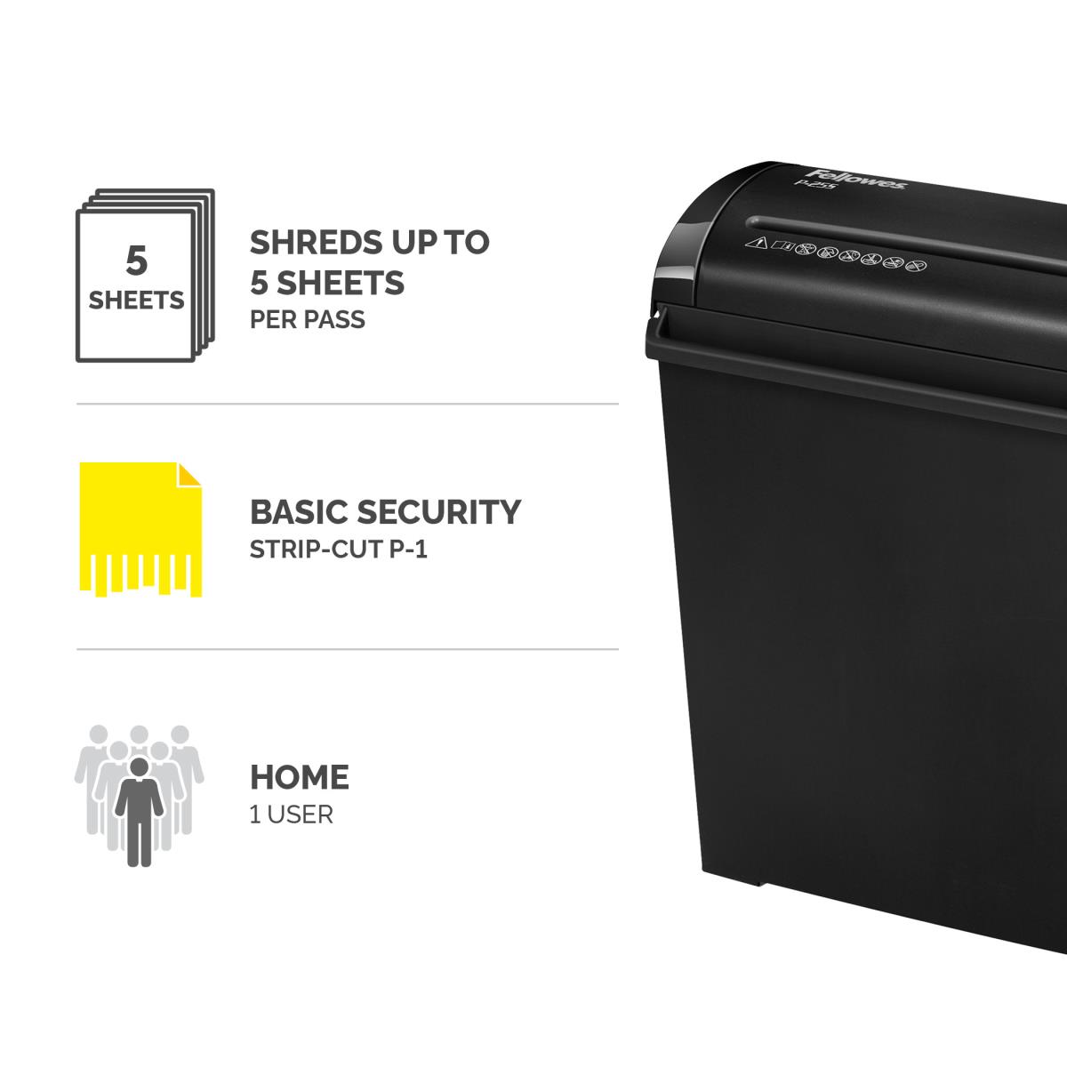 Powershred P-25S Strip-Cut Shredder thumbnail
