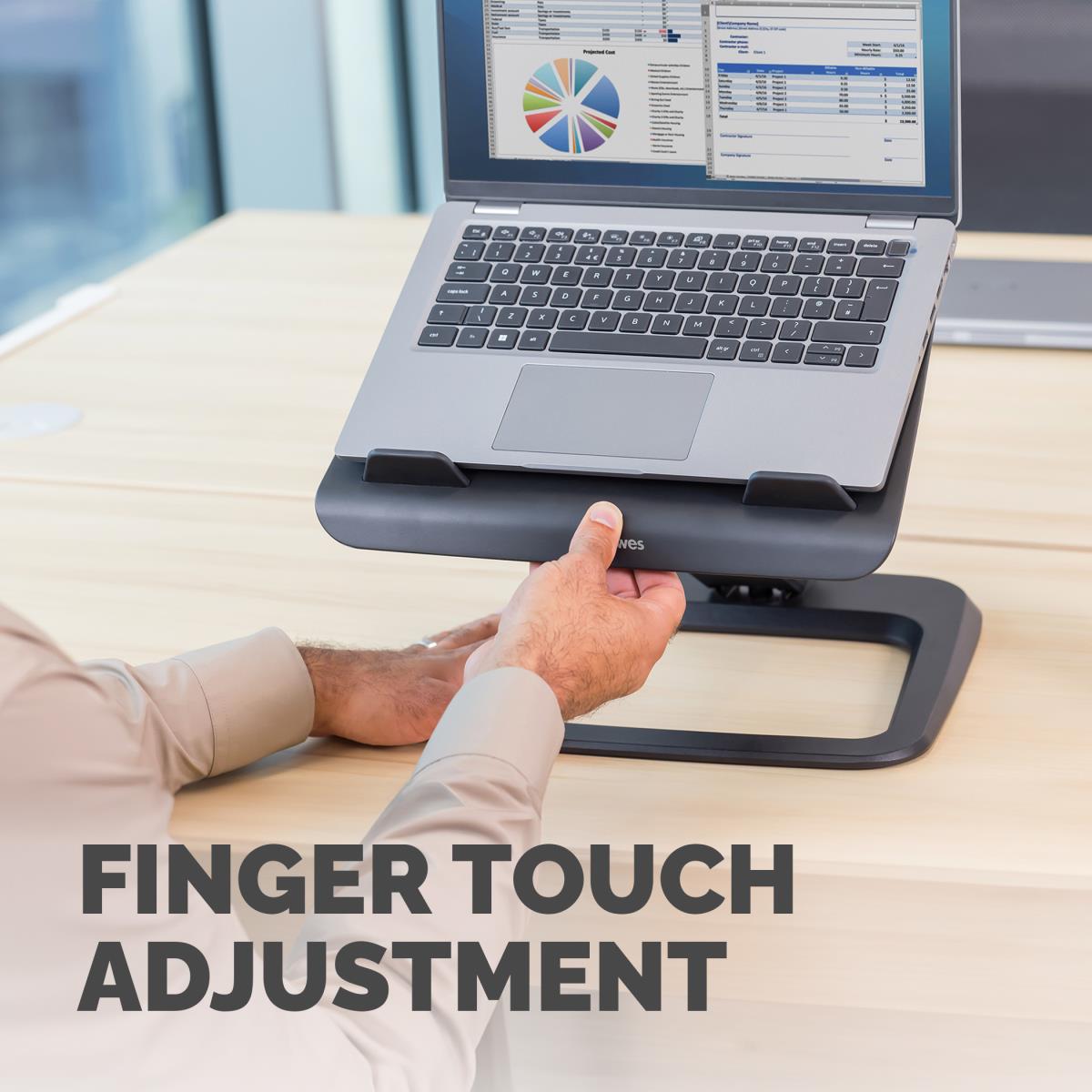 Hana LT Laptop Support Black thumbnail