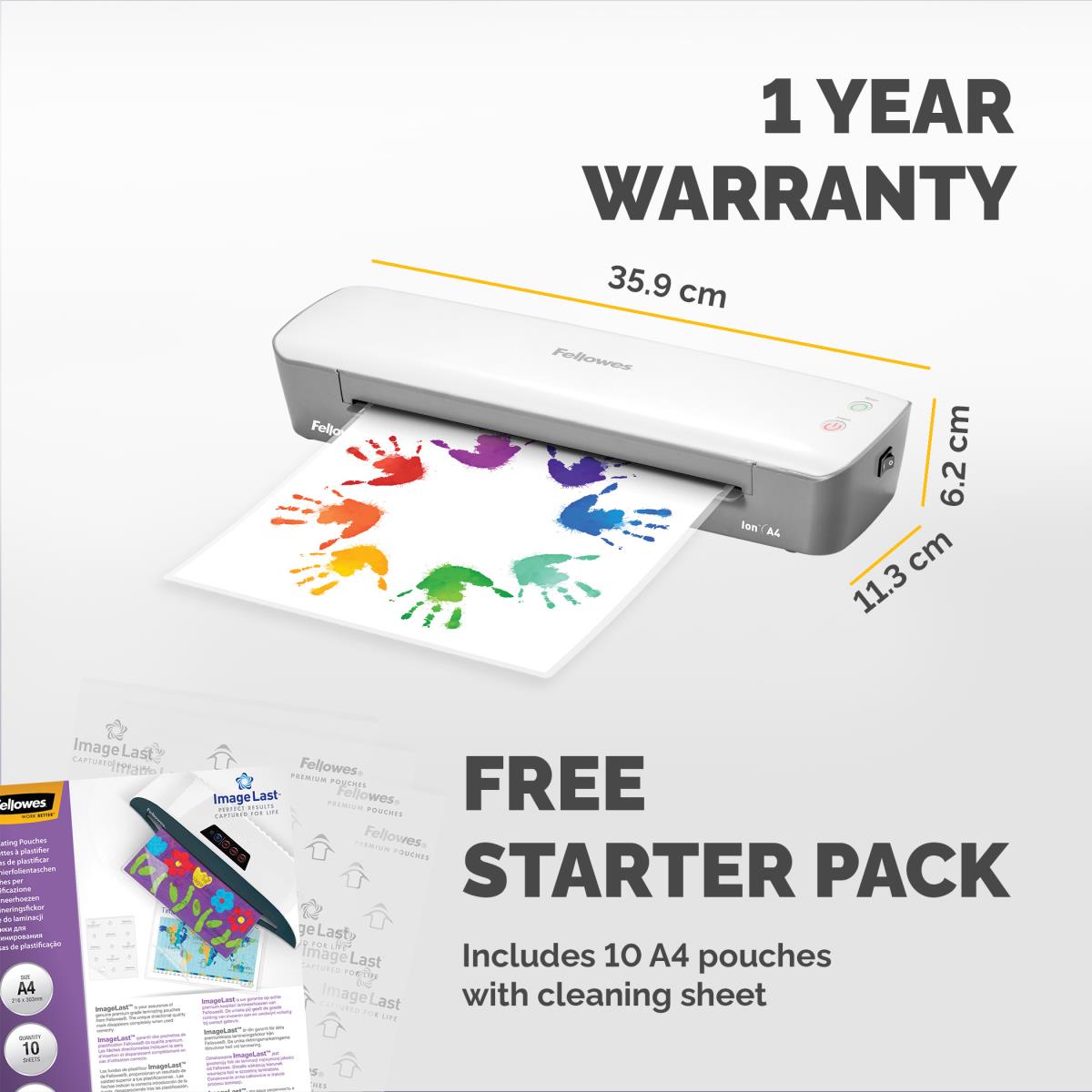 ION A4 LAMINATOR 230V UK thumbnail