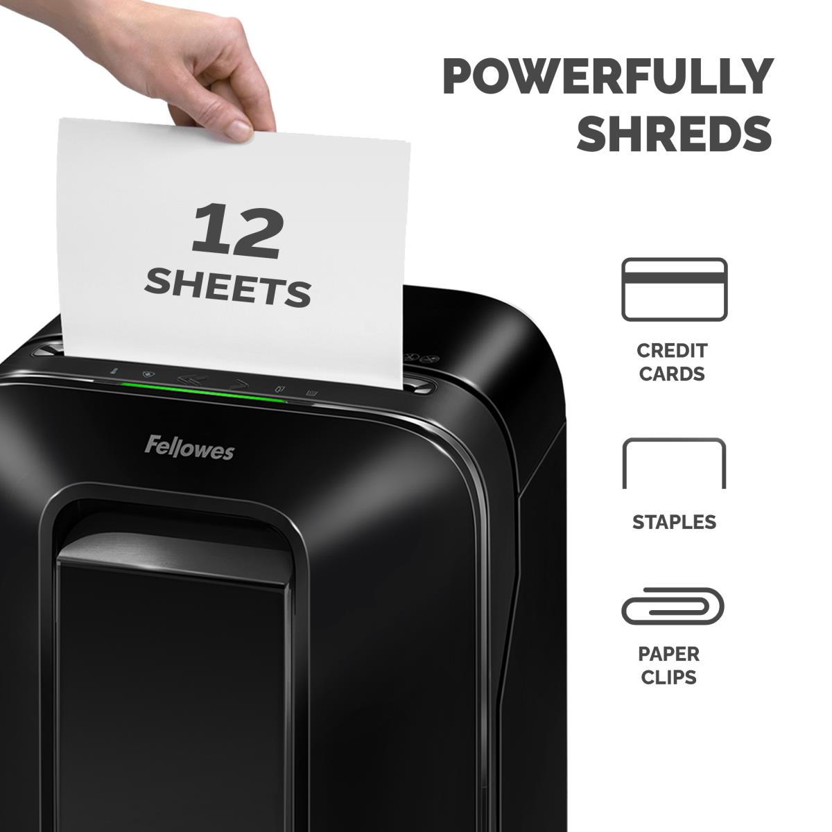 Powershred LX200 Mini-Cut Shredder Black thumbnail