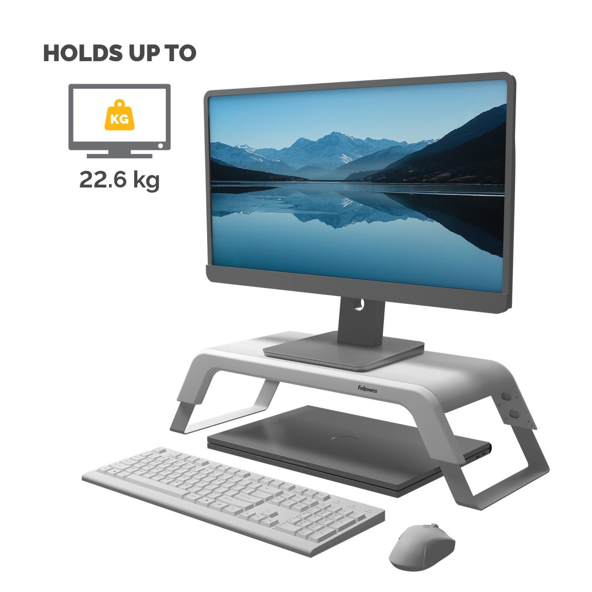 Hana LT Monitor Support White thumbnail