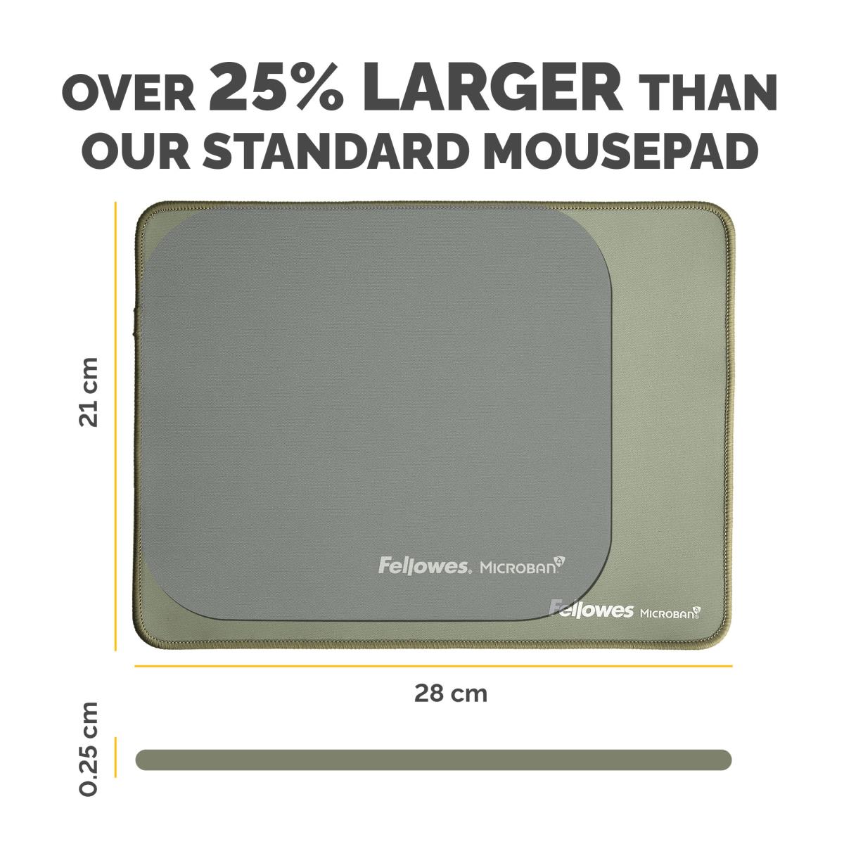 Breyta XL Mousepad with Antibacterial Protection Sage thumbnail