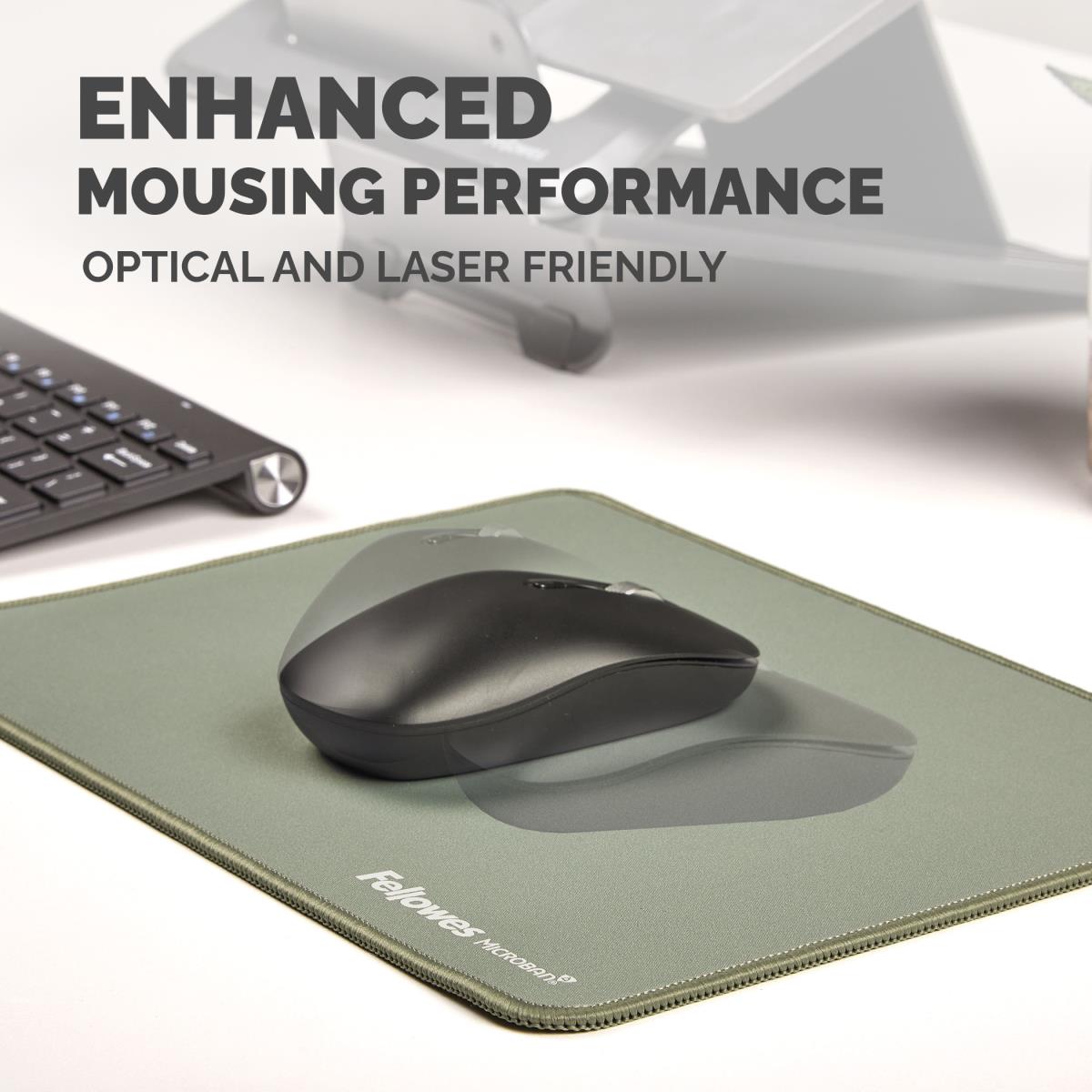 Breyta XL Mousepad with Antibacterial Protection Sage thumbnail