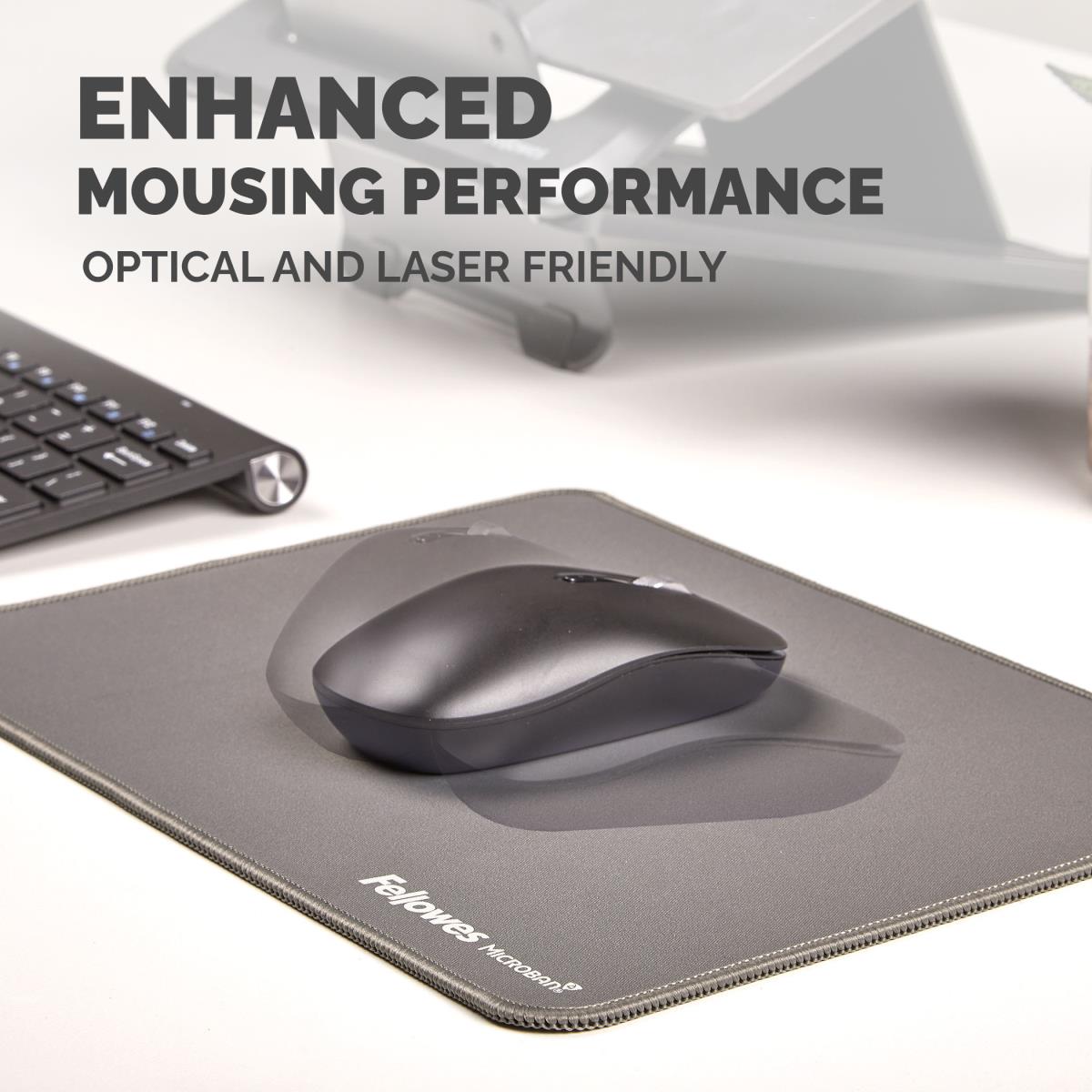 Breyta XL Mousepad with Antibacterial Protection Grey thumbnail