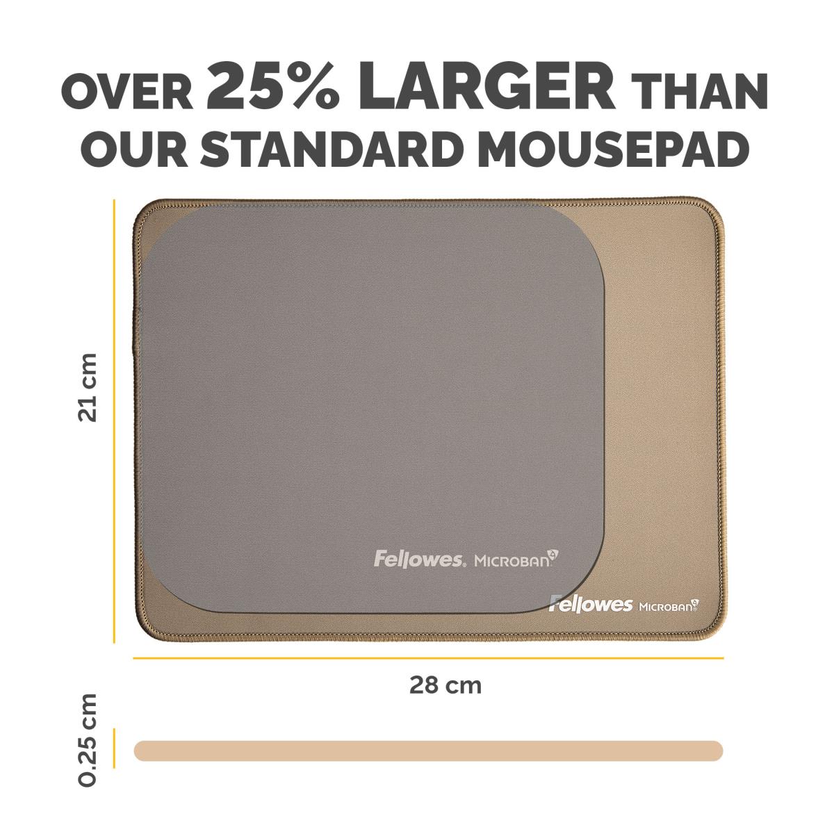 Breyta XL Mousepad with Antibacterial Protection Sand thumbnail