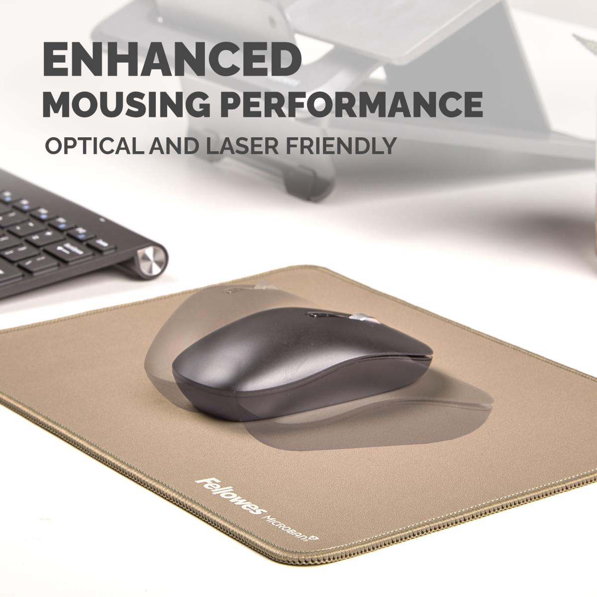Breyta XL Mousepad with Antibacterial Protection Sand thumbnail