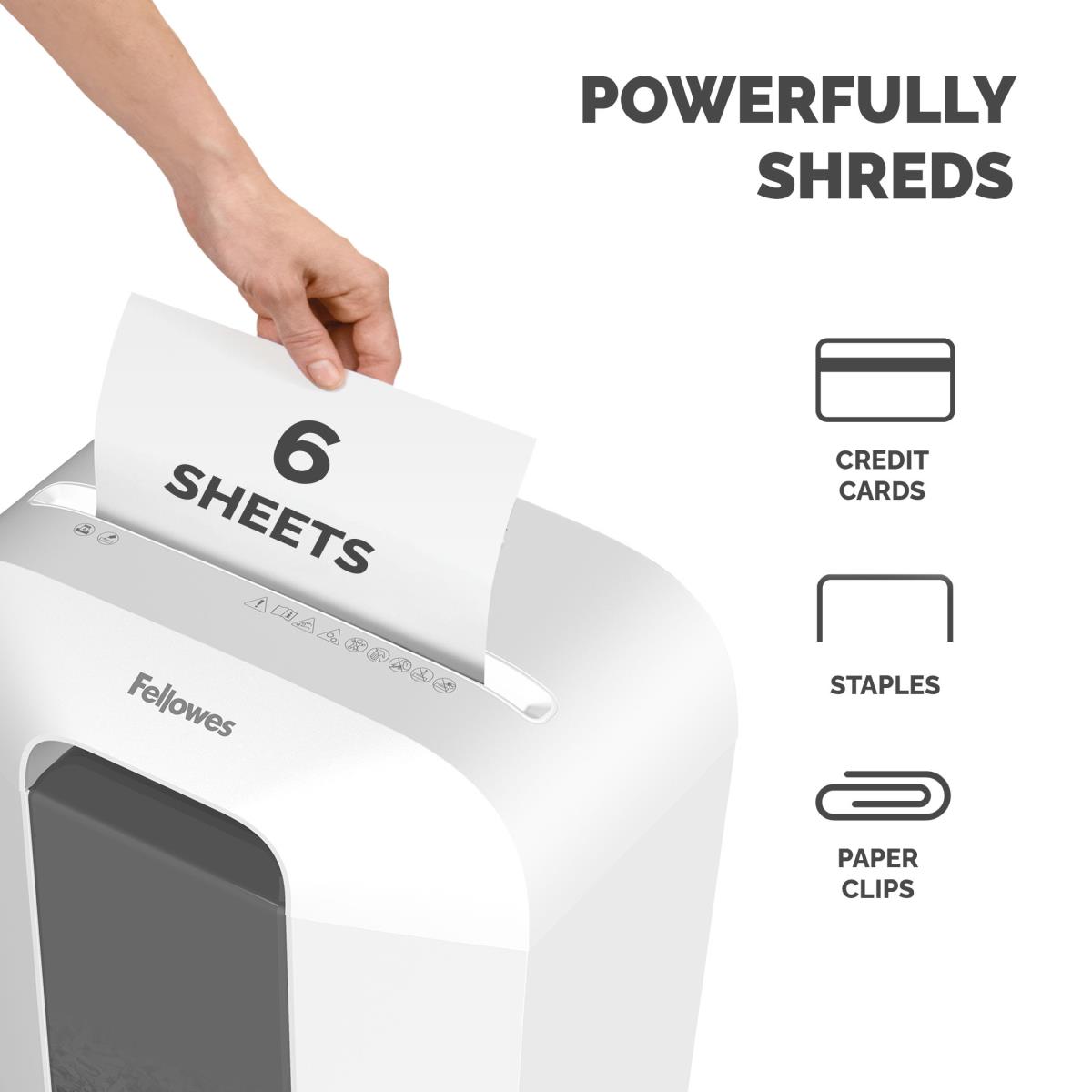 Powershred LX25 White Shredder (Cross Cut) 230v UK thumbnail