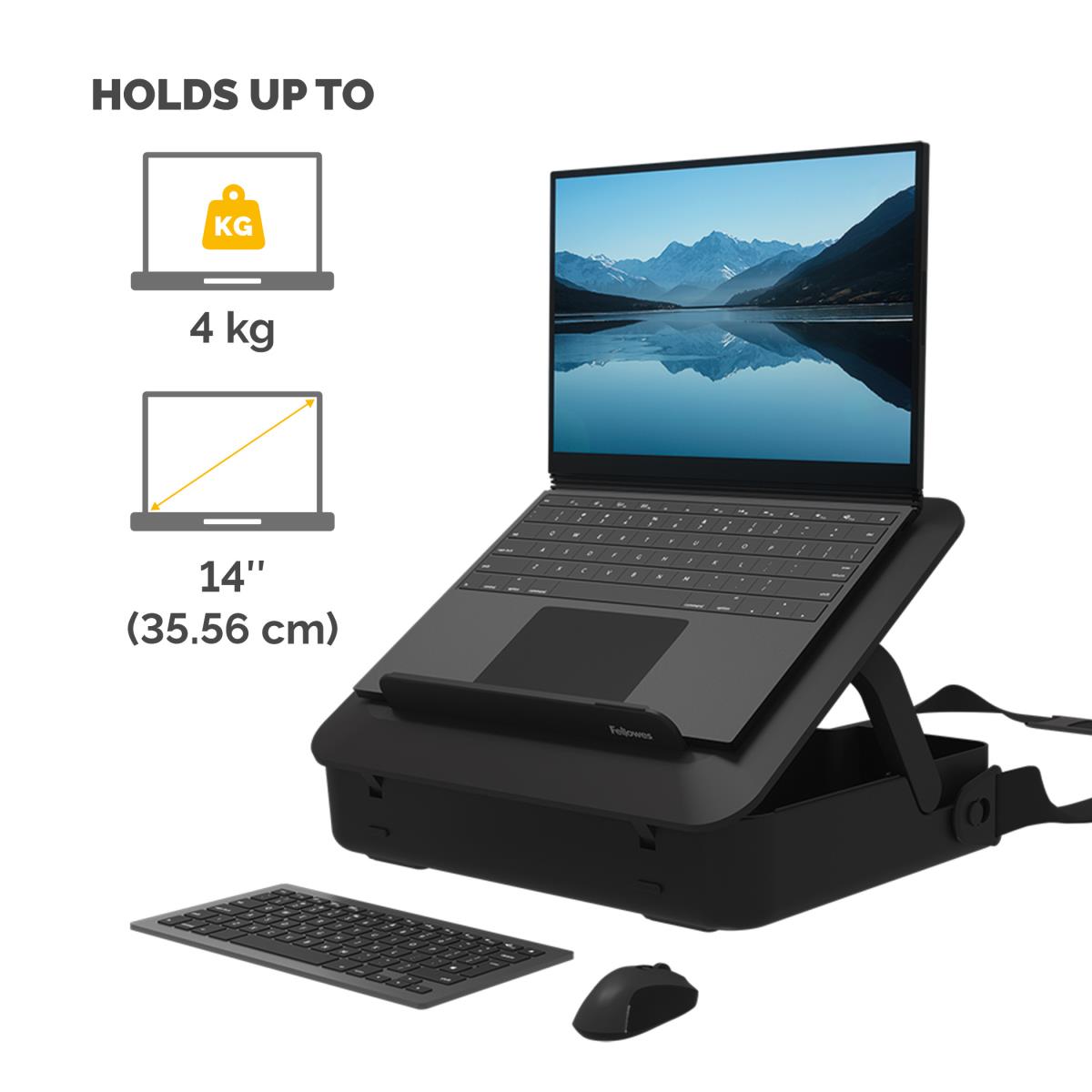 Breyta Laptop Carry Case Black thumbnail