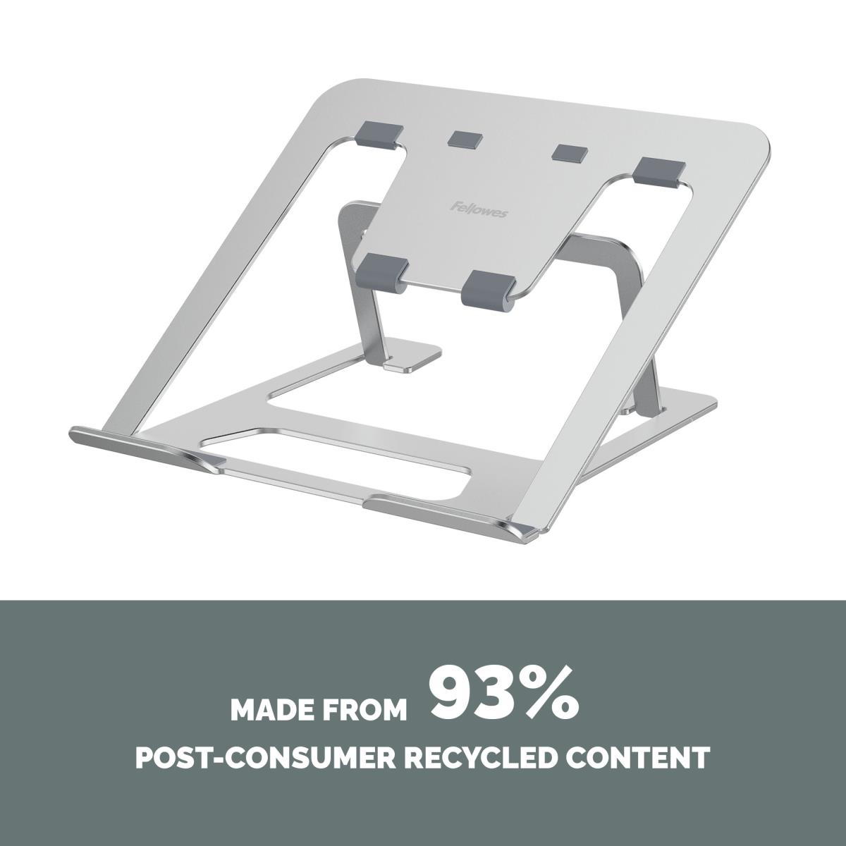 Alumia Portable Laptop Stand Silver 100138867 thumbnail