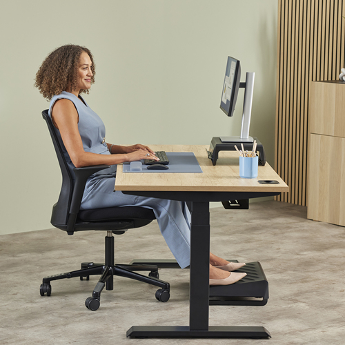 (NEW) FELLOWES BREYTA PALM WRIST REST -MARINE 100142567 thumbnail