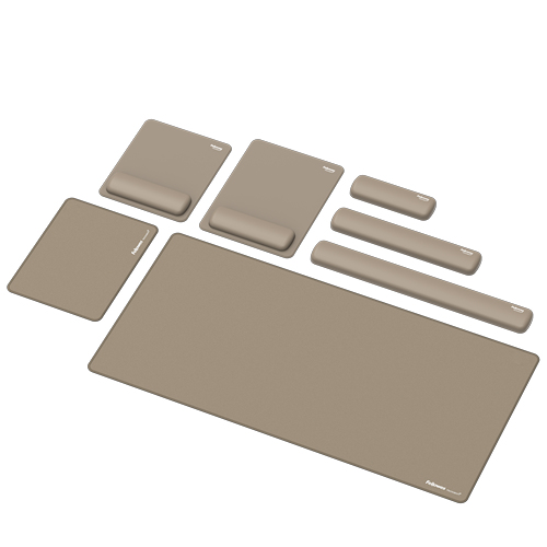 (NEW) FELLOWES  BREYTA PALM WRIST REST - SAND 100142569 thumbnail