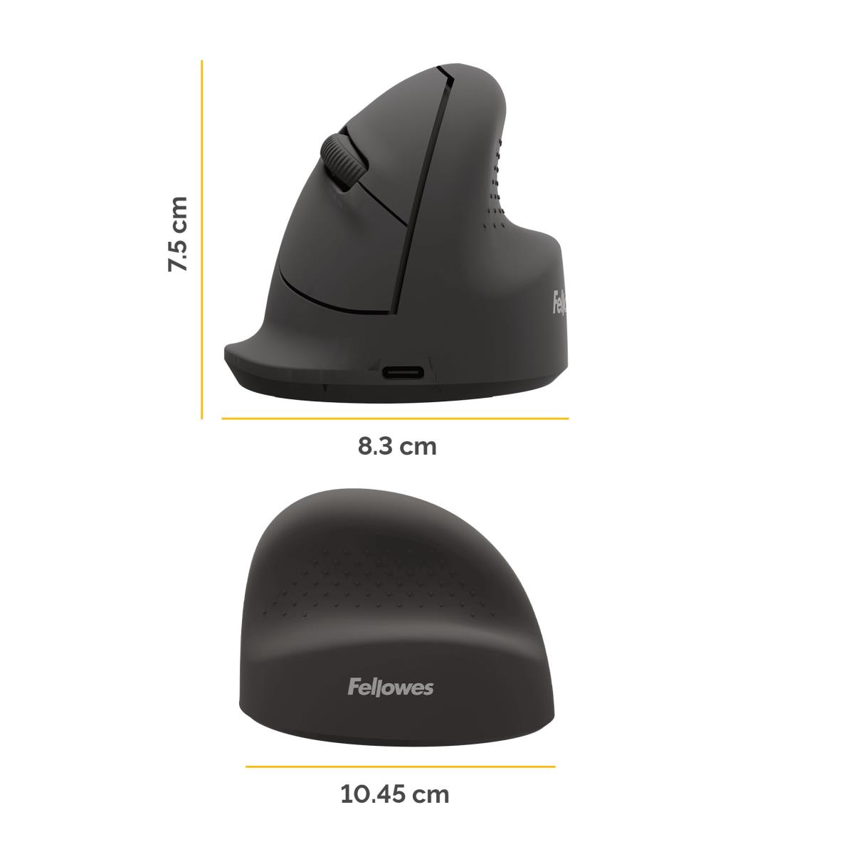 Breyta Vertical Mouse with Antibacterial Protection Right Handed Medium thumbnail